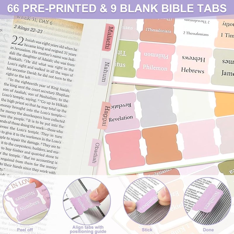 YOPCDJ Bible Study Supplies, Bible Journaling Kit, Bible Study Kit for Women, Aesthetic Book Annotation Kit, Bible Study Tools, Christian Gifts for Women, Pencil Case Bible Accessories Set - Image 5